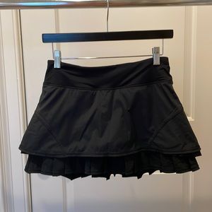 COPY - Lululemon ruffle tennis skirt, size 4, black